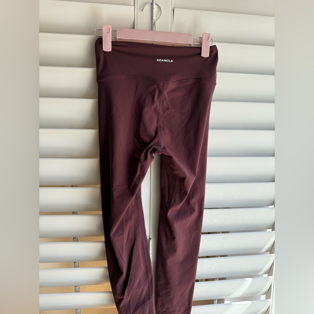 Adanola Deep Burgundy Leggings sz S - Picture 5 of 6